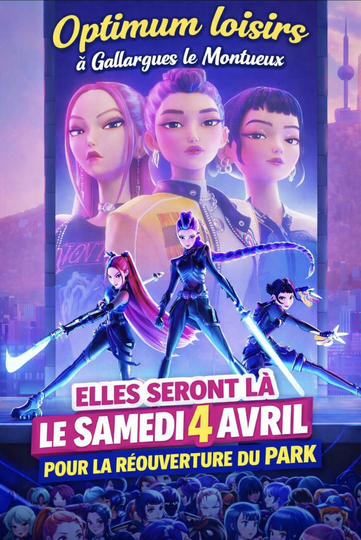 Réouverture du parc le 4 avril 2026